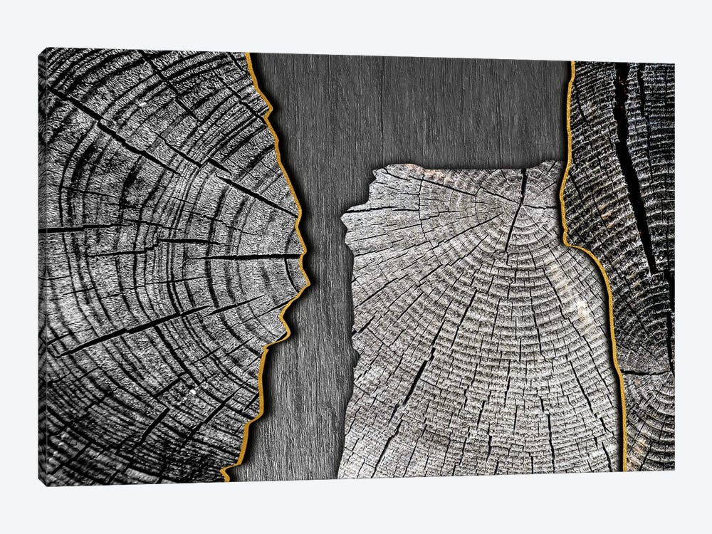 Wood Grain Abstract by Artsy Bessy 1-piece Art Print
