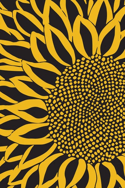 Fine Art Print: Sunflower Modern Art by Artsy Bessy
