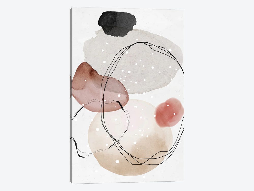 Minimalist Watercolor Abstract I by Artsy Bessy 1-piece Art Print
