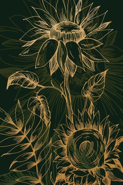 Sunflowers II by Artsy Bessy art print