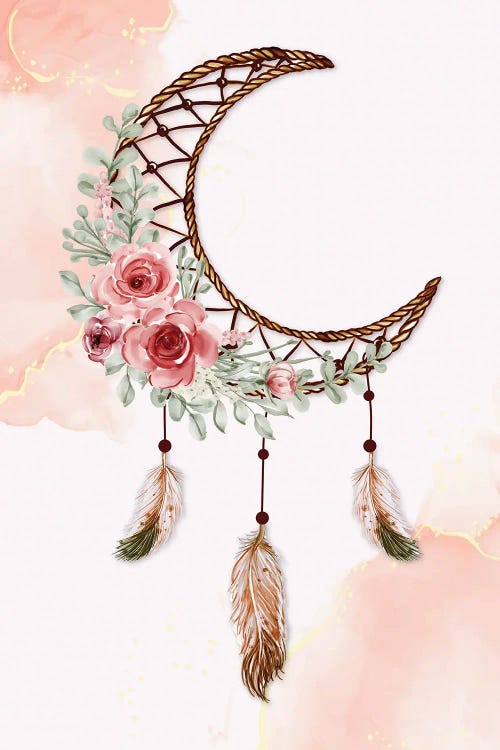 Dream Catcher: Tribal Art by Artsy Bessy wall art