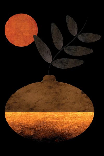 Earthen Jug And The Moonlight by Artsy Bessy multi panel art