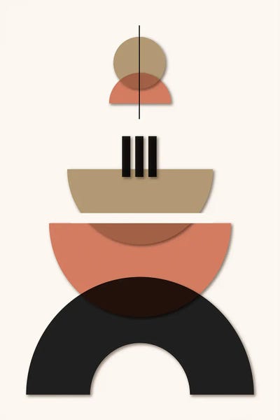 Scandinavian Office: Scandinavian Art III by Artsy Bessy