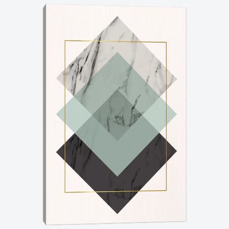 Rectangle And Rhombus II Canvas Print #ASY67} by Artsy Bessy Canvas Artwork