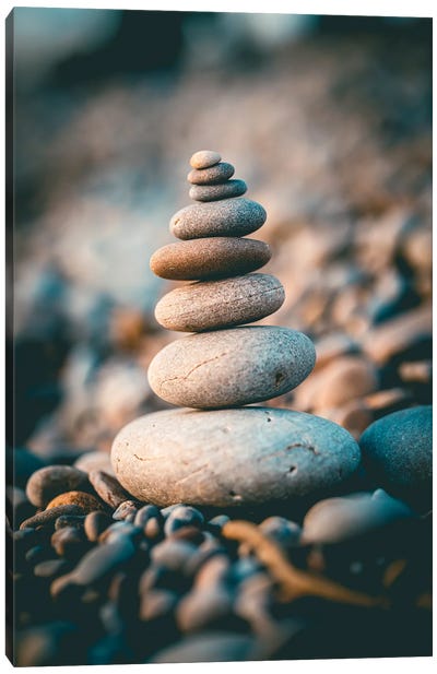Balancing Stones Canvas Art Print - Zen Master