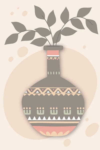 Earthen Pots III by Artsy Bessy multi panel art