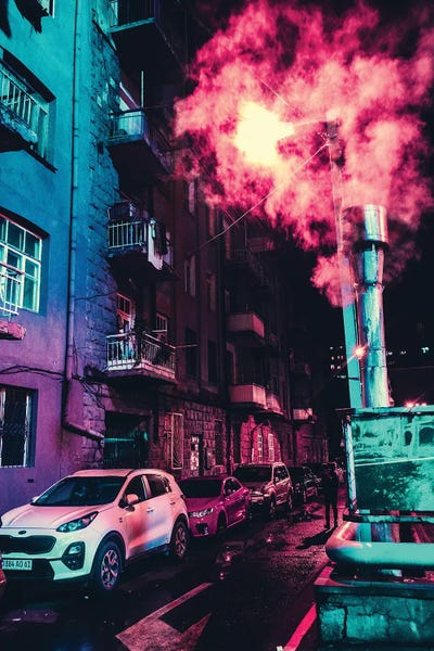 Neon: Streets Of Yerevan I by Artsy Bessy