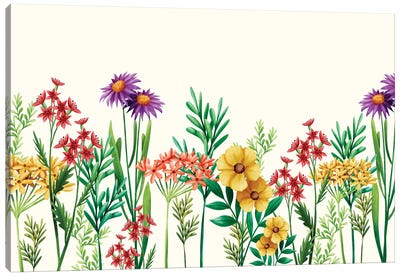 Flowers Of Summer Canvas Art Print