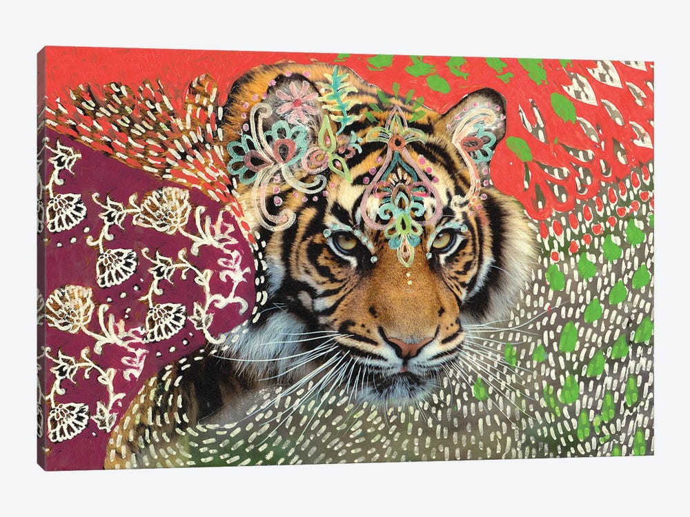 Inka Tiger by Amber Somerset 1-piece Canvas Wall Art