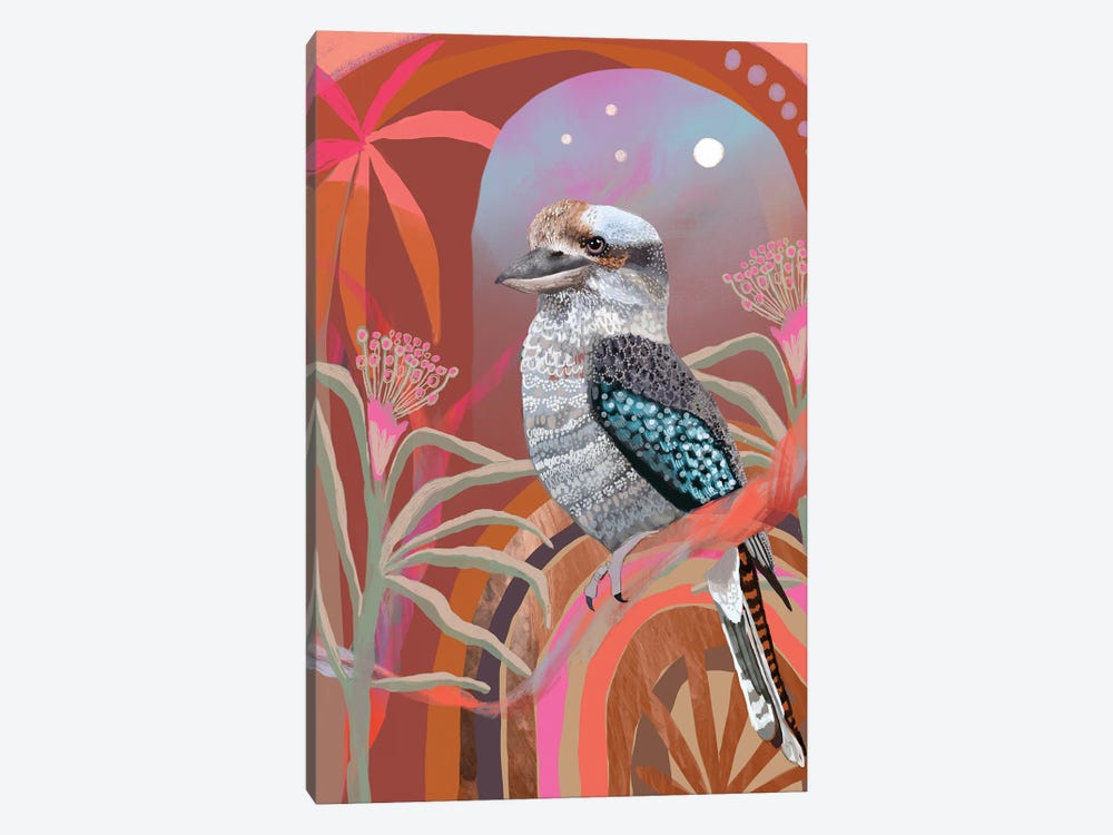 King Of The Bush Kookaburra by Amber Somerset 1-piece Canvas Artwork