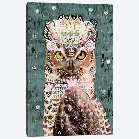 Lalita Owl Canvas Print #ASZ13} by Amber Somerset Canvas Art Print
