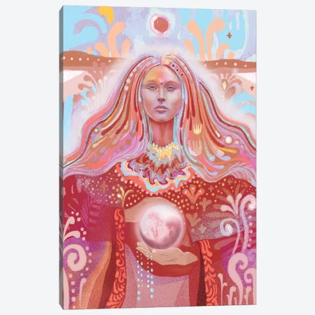 Luna Goddess Canvas Print #ASZ14} by Amber Somerset Canvas Art