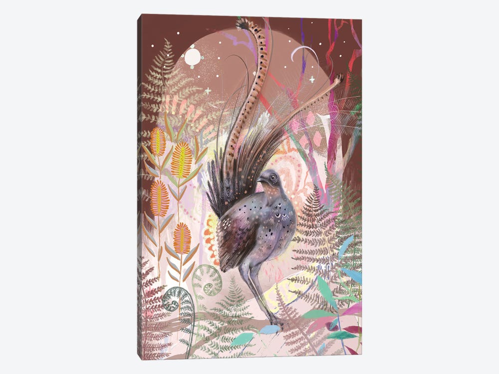 Lyrebirds Song by Amber Somerset 1-piece Canvas Art Print