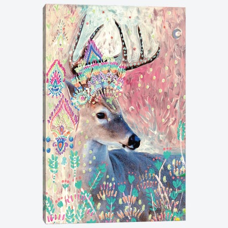 Narayan Deer Canvas Print #ASZ21} by Amber Somerset Canvas Wall Art