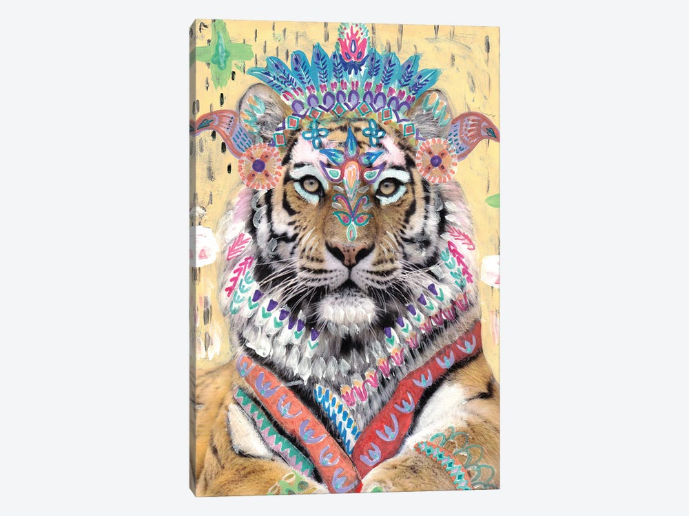 Zahra Tiger by Amber Somerset 1-piece Canvas Print
