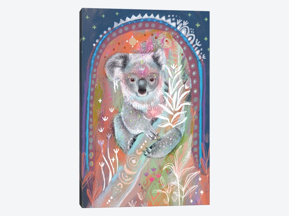 Forest Guardian Koala by Amber Somerset 1-piece Canvas Artwork