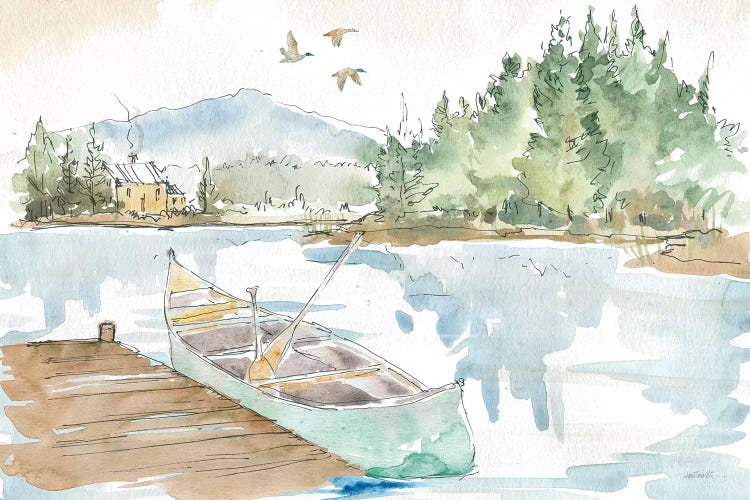 Lakehouse I by Anne Tavoletti wall art