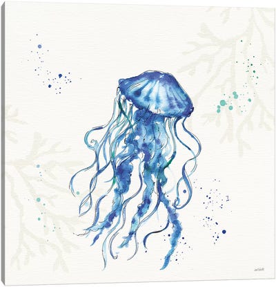 Deep Sea V No Words Canvas Art Print - Kids Nautical Art