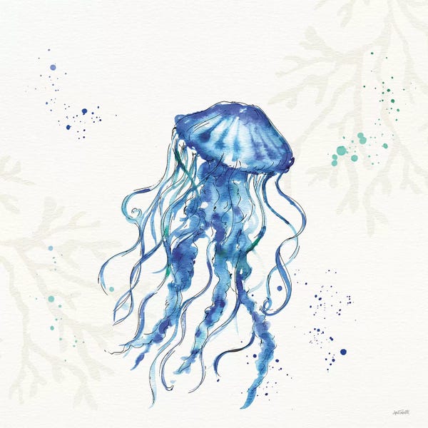 Kids Nautical Art: Deep Sea V No Words by Anne Tavoletti