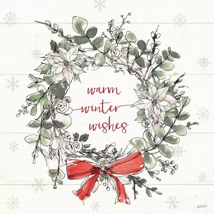 Modern Farmhouse VII Christmas by Anne Tavoletti wall art
