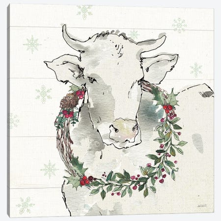 Modern Farmhouse XII Christmas Canvas Print #ATA158} by Anne Tavoletti Art Print