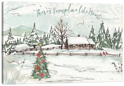 Seasonal Charm X Snowplace Canvas Art Print - Anne Tavoletti