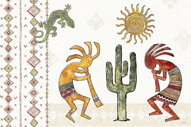 Southwest Flair I by Anne Tavoletti wall art