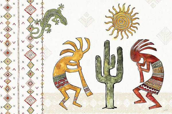 Southwest Décor: Southwest Flair I by Anne Tavoletti