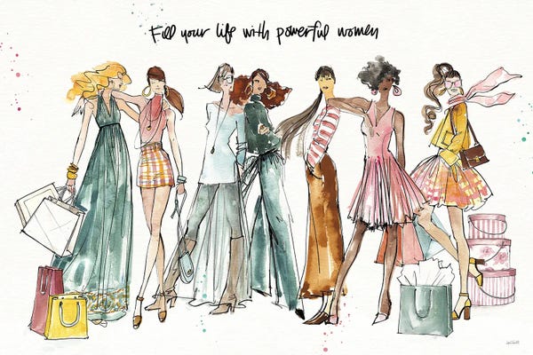 Shopping: Girlfriends I by Anne Tavoletti