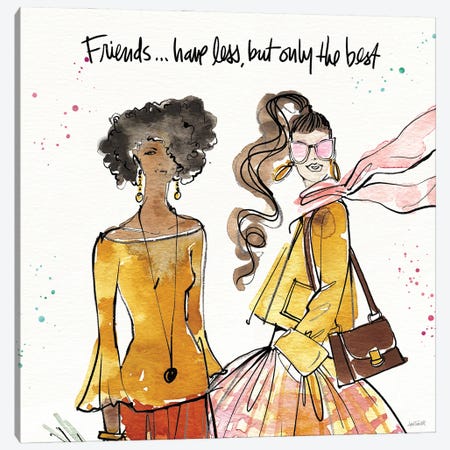 Girlfriends V Canvas Print #ATA237} by Anne Tavoletti Art Print