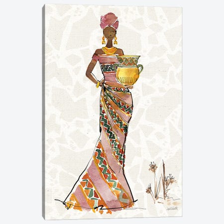 African Flair X Canvas Print #ATA239} by Anne Tavoletti Canvas Art