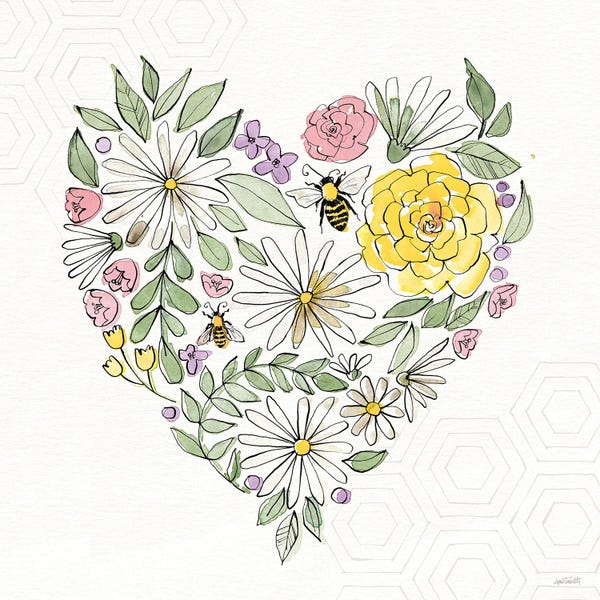 Honeybee Blossoms XI (No Words)