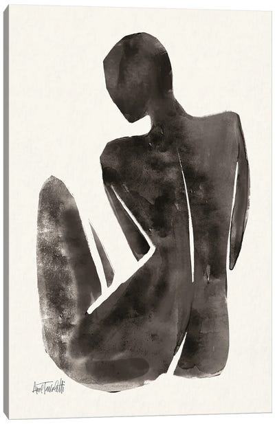 Neutral Nudes II Canvas Art Print - Anne Tavoletti