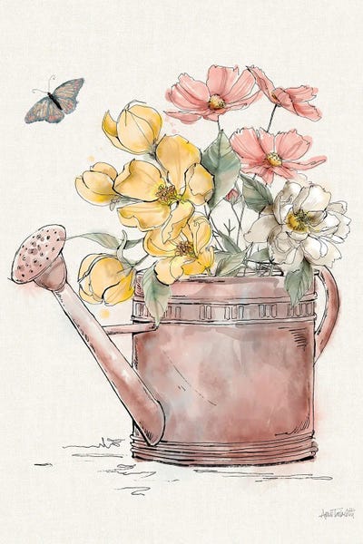 Butterflies and Flowers: Garden Whispers VII by Anne Tavoletti