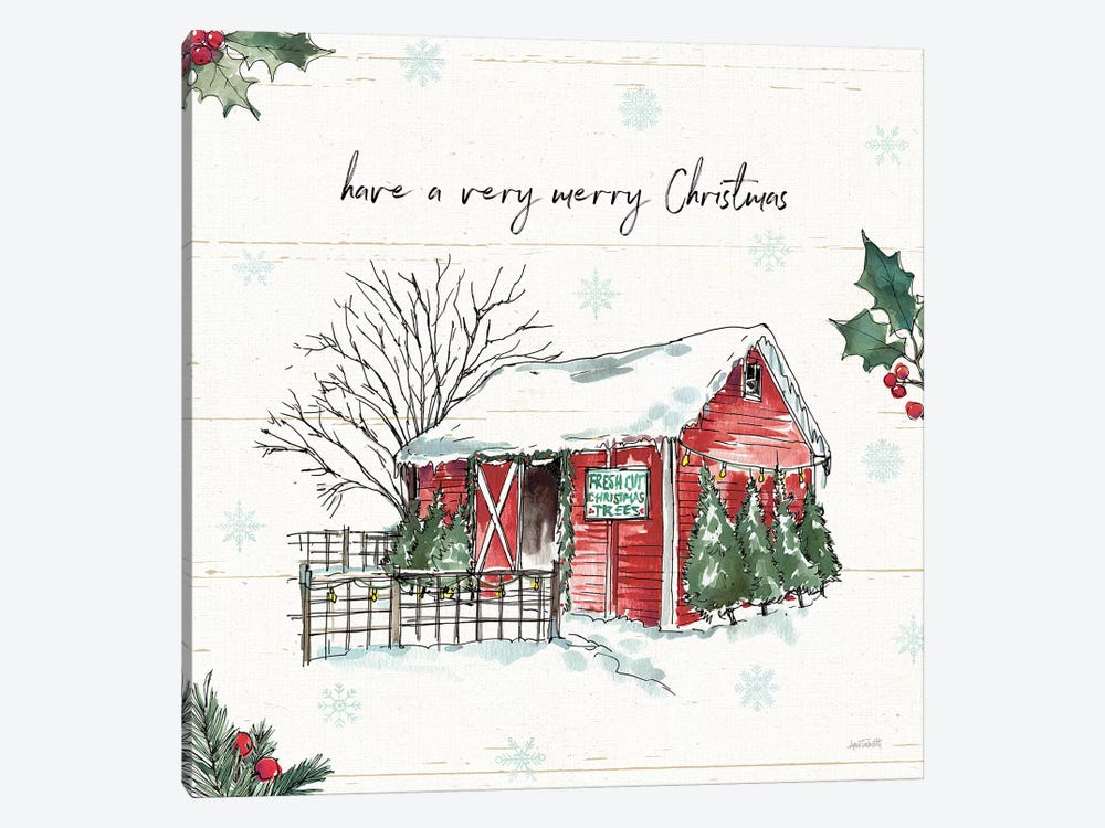 Have a Very Merry Christmas by Anne Tavoletti 1-piece Canvas Artwork