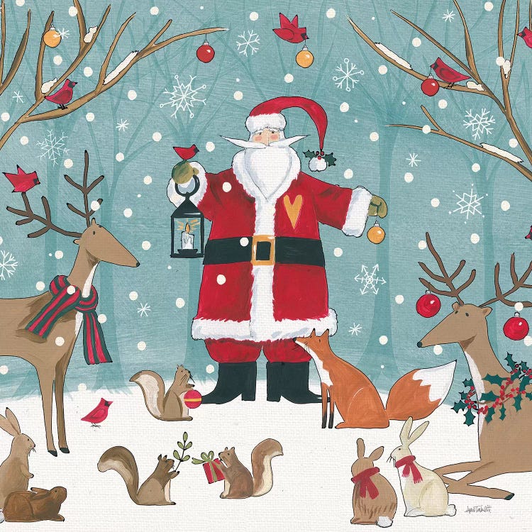 Woodland Christmas VI by Anne Tavoletti wall art