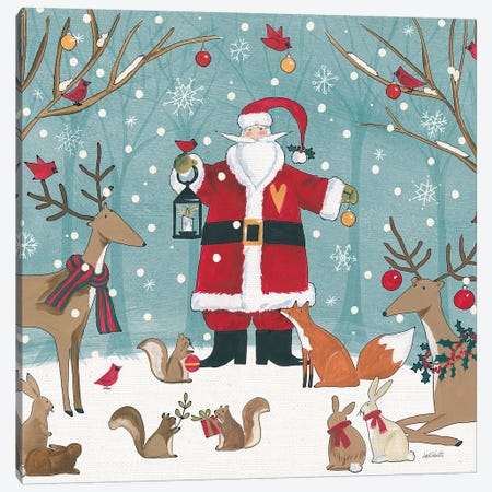 Woodland Christmas VI Canvas Print #ATA51} by Anne Tavoletti Canvas Art Print