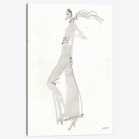 La Fashion III Gray v2 Canvas Print #ATA90} by Anne Tavoletti Canvas Print