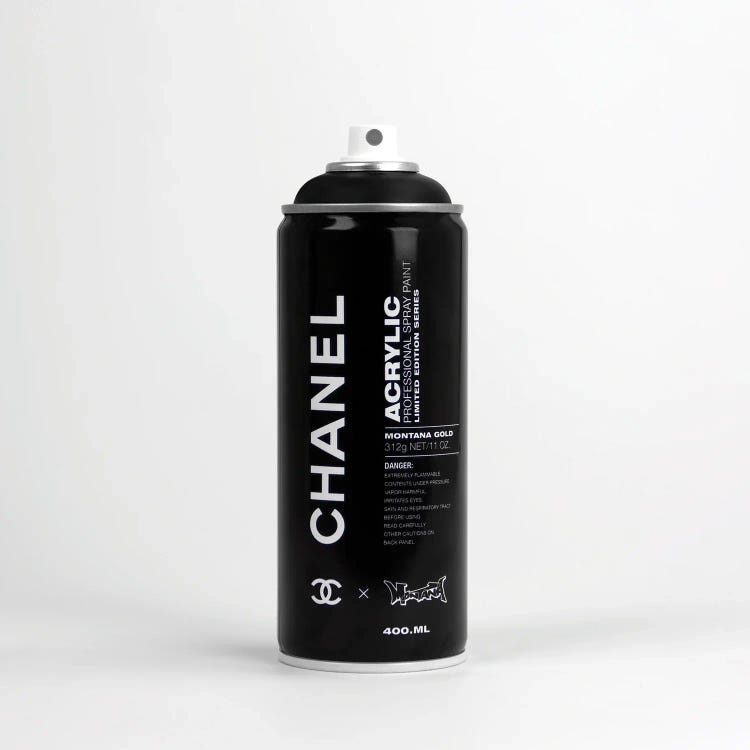 Brandalism Chanel Spray Paint Can