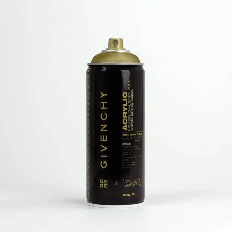 Brandalism Givenchy Spray Paint Can