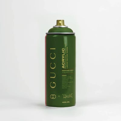 Brandalism Gucci Spray Paint Can Canvas 