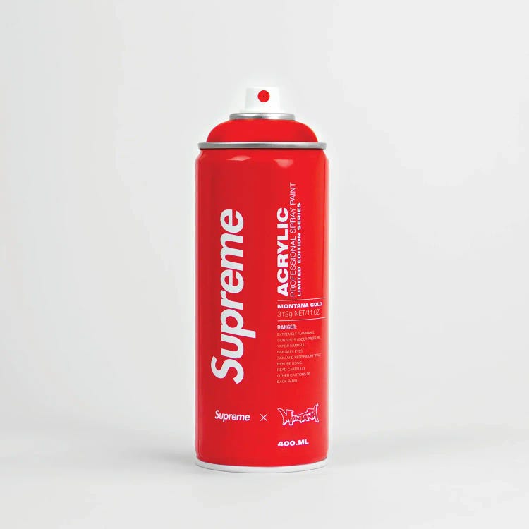 Brandalism Supreme Spray Paint Can