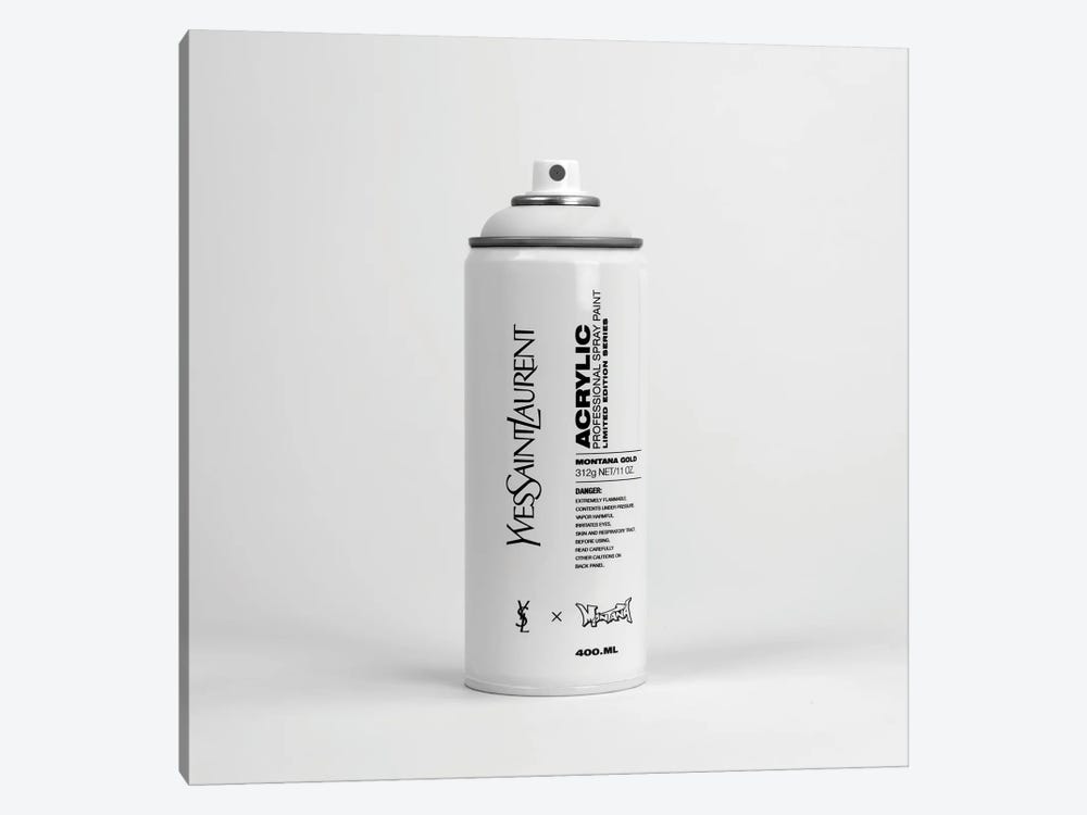 Brandalism Yves Saint Laurent Spray Paint Can by Antonio Brasko 1-piece Canvas Art