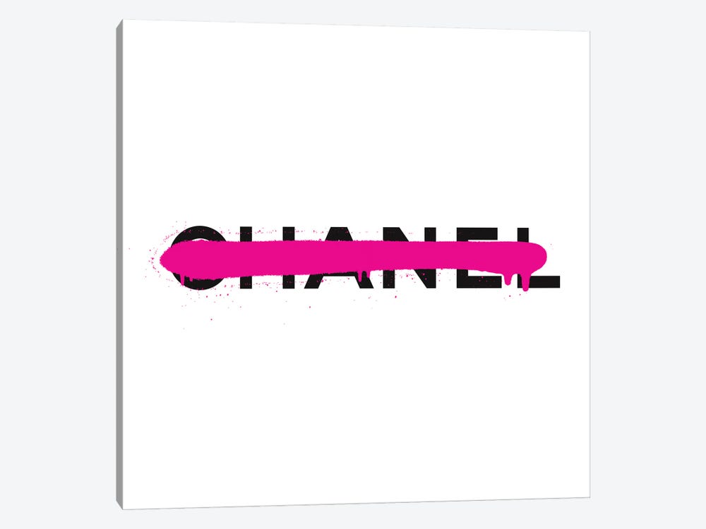 Chanel Luxury Paint Drip by Antonio Brasko 1-piece Canvas Artwork
