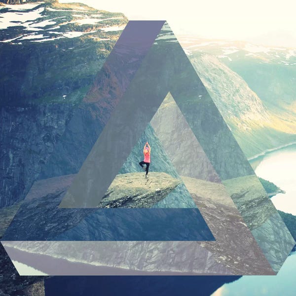 Abstract Photography: Trianlge of Serenity by 5by5collective