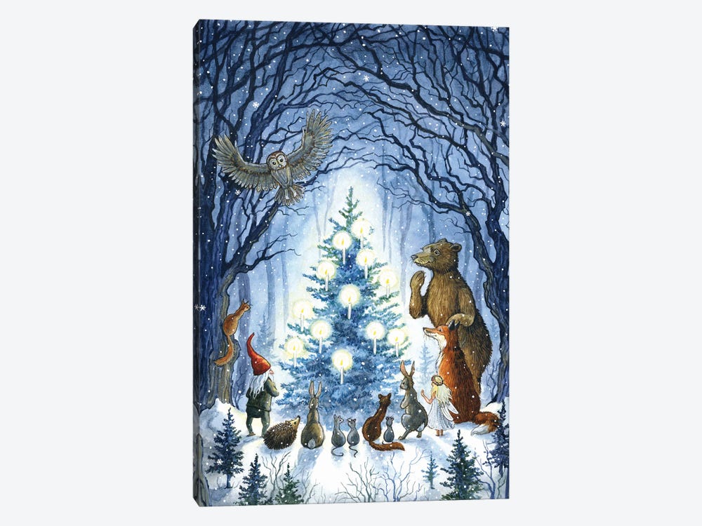 Enchanted Tree by Astrid Sheckels 1-piece Canvas Artwork