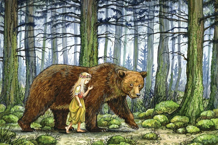 The Girl And The Bear