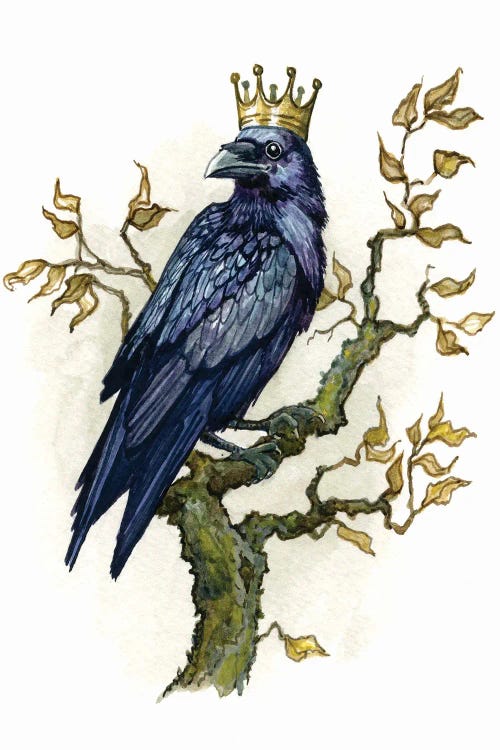 King Raven by Astrid Sheckels wall art