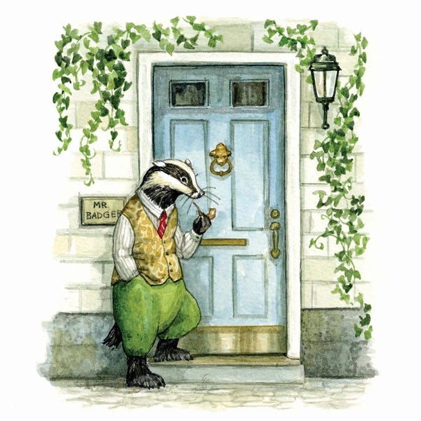 Badgers: Mr. Badger by Astrid Sheckels