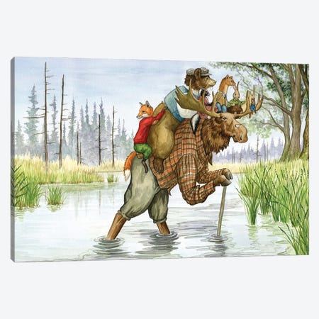 Through The Forbidden Marsh Canvas Print #ATD41} by Astrid Sheckels Canvas Print